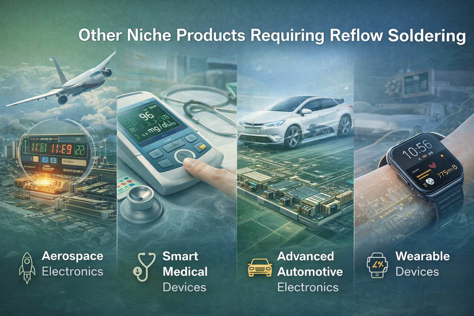 5. Otros productos especializados que requieren soldadura por reflujo