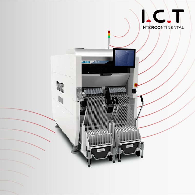 I.C.T |Cinturón de automatización JUKI SMT Cámaras Máquina de montaje de chips Bombilla Chipsat