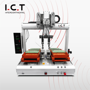 I.C.T | Robot de soldadura automática de dos cabezales, doble soldadura, kits electrónicos