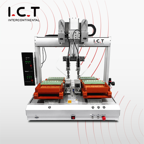 I.C.T | Robot de dispensador de pasta de soldadura automática en línea ITC