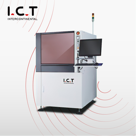 I.C.T-410 |Placa de impresora de código de barras de inyección de tinta, modelo en línea, etiqueta de código QR 
