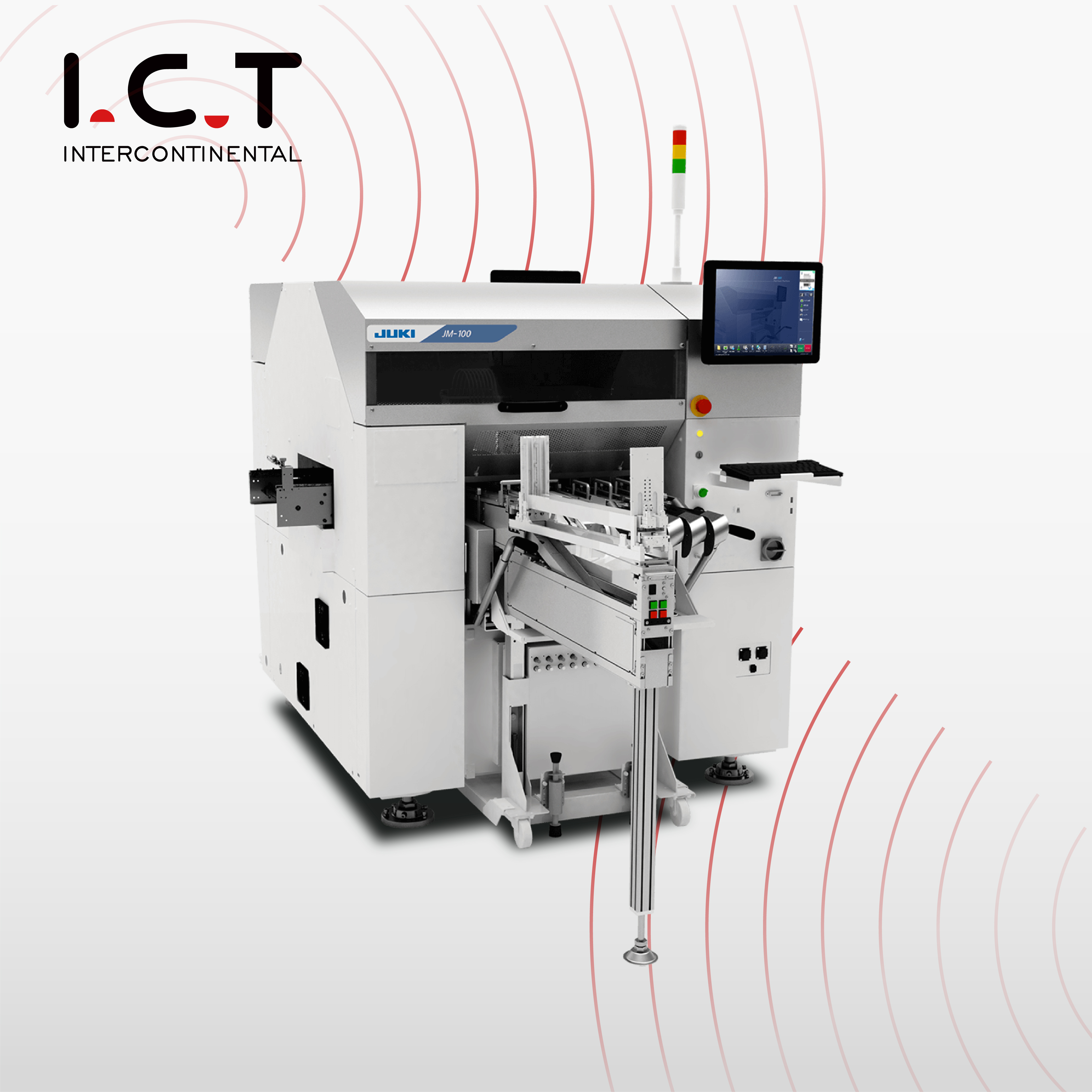 JUKI JM-20 |Equipo de inserción automatizado de componentes DIP Insertador de forma impar para ensamblajes de PCB