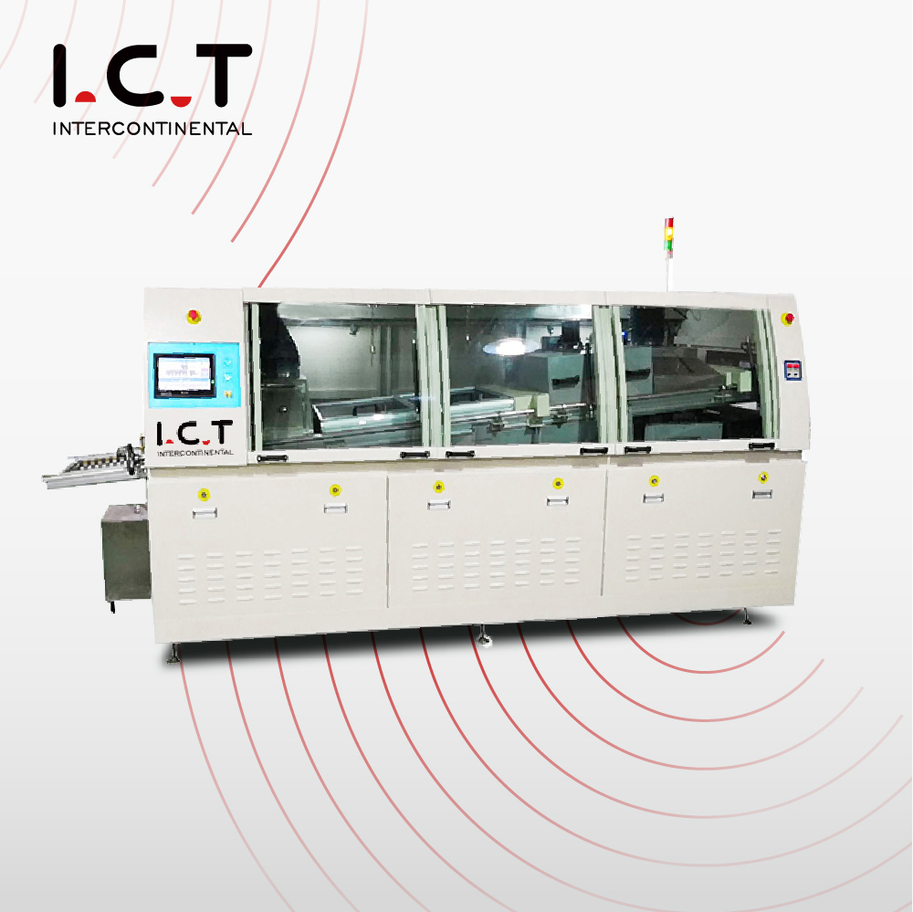 TIC |Máquina de soldadura por inmersión Máquina de soldadura por ola de PCB de escritorio semiautomática
