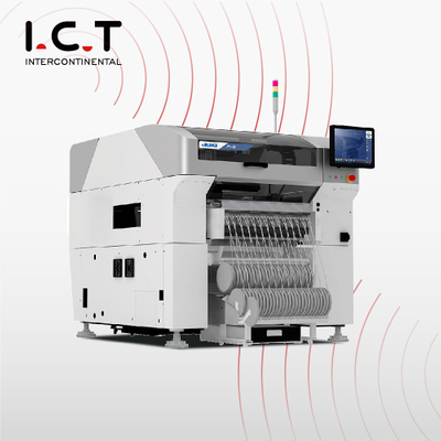 I.C.T |JUKI SMT Elija LED y coloque el montador de chips para teléfonos de barra con horno de reflujo
