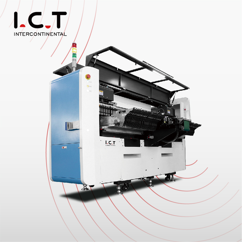I.C.T |SMD Máquina de montaje Máquina de colocación de chips de placa principal Pick and Place