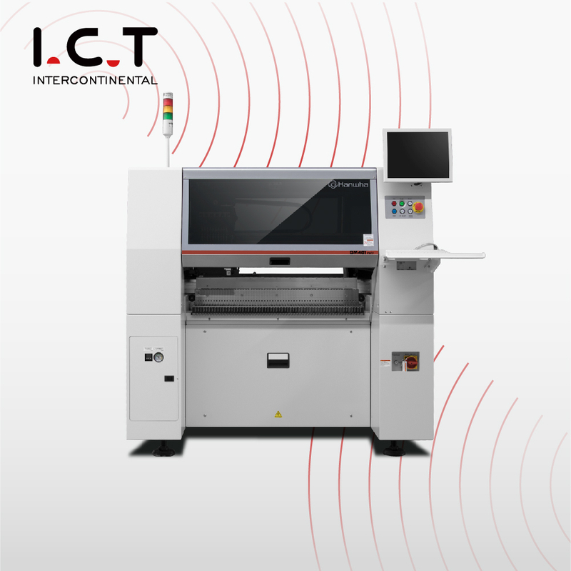 I.C.T |Producto electrónico LED Smt Chip Shooter PCB Máquina de colocación automática de ensamblaje