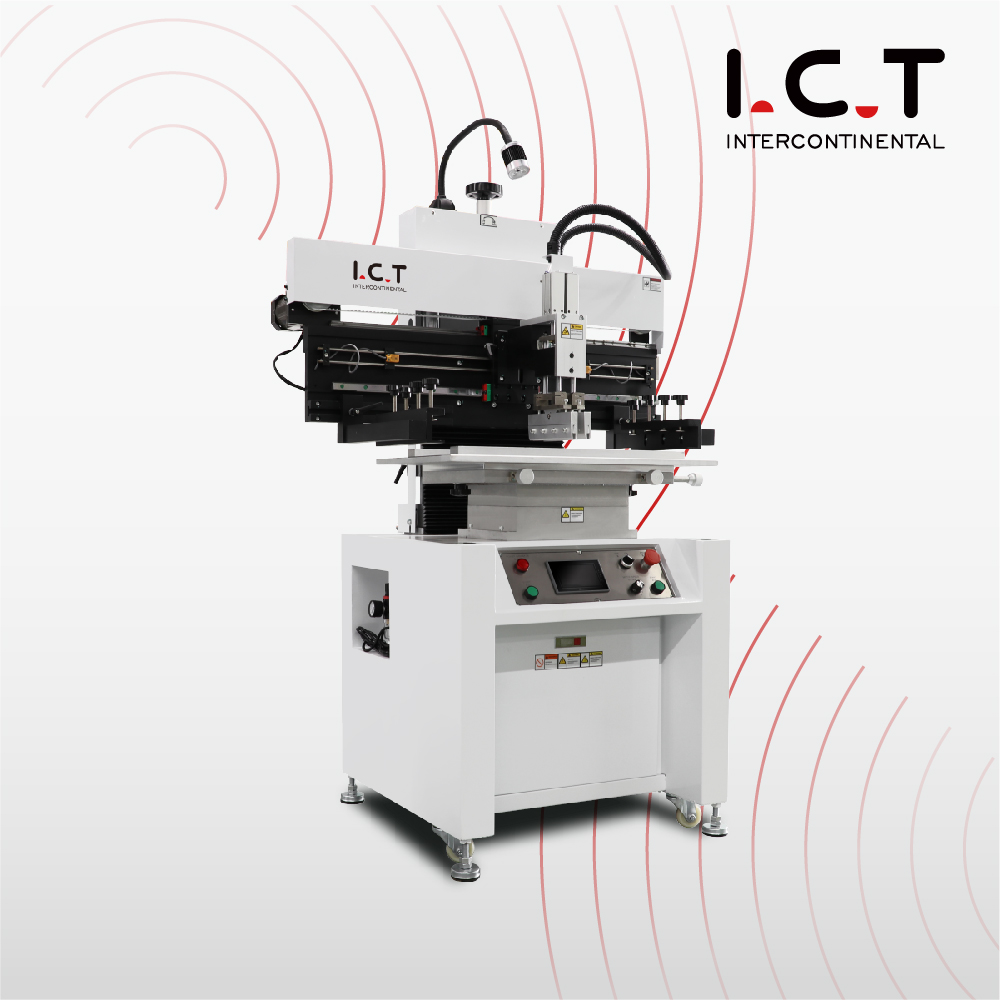 Impresora semiautomática de la goma del PWB de SMT de la impresora semiautomática de la plantilla de P12 ICT