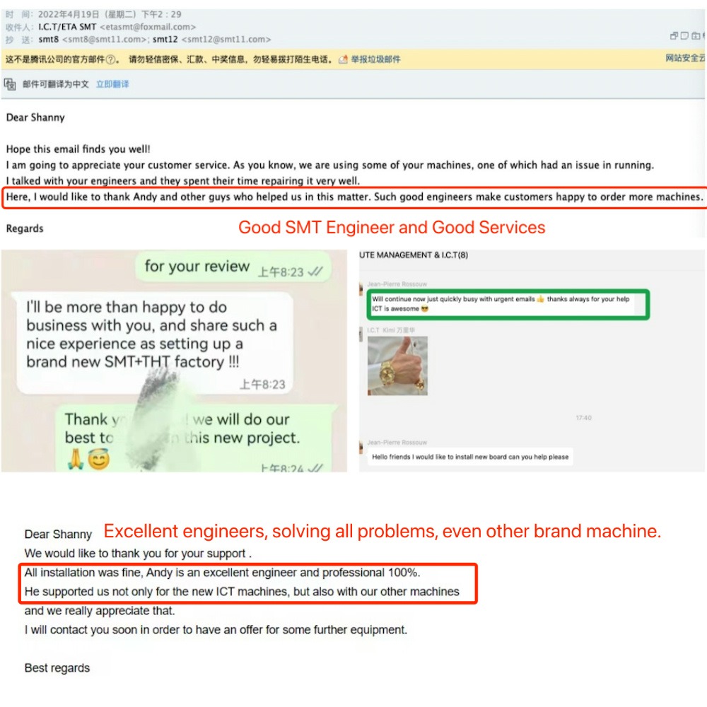 I.C.T-V5200H | Cámara invertida DIP en línea AOI Máquina 