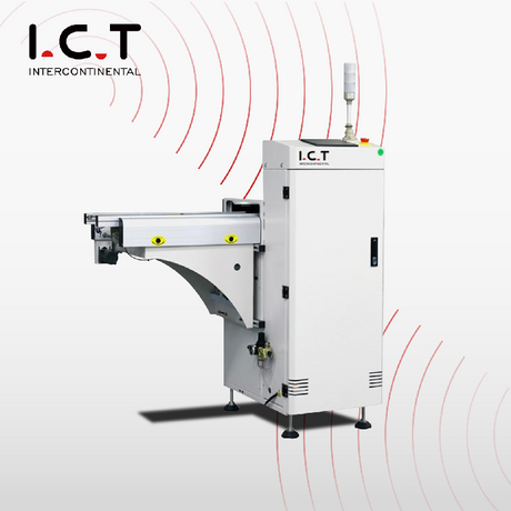 Revolucione su línea de montaje SMT con I.C.T SMT revistero Loader
