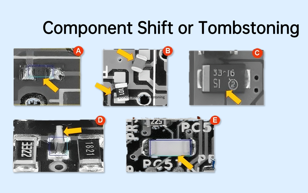 5. Defectos en los que AOI sobresale: donde los rayos X son menos efectivos