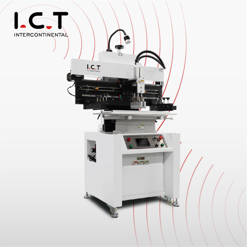 I.C.T-P6丨Semiautomática SMD Máquina de impresión de pasta de soldadura SMT Impresora