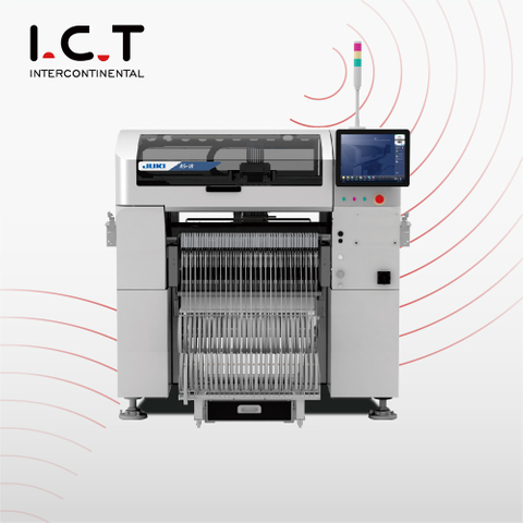 I.C.T |JUKI SMT Maquinaria de recogida y colocación de alta velocidad de 8 cabezales SMD Máquina de colocación de componentes