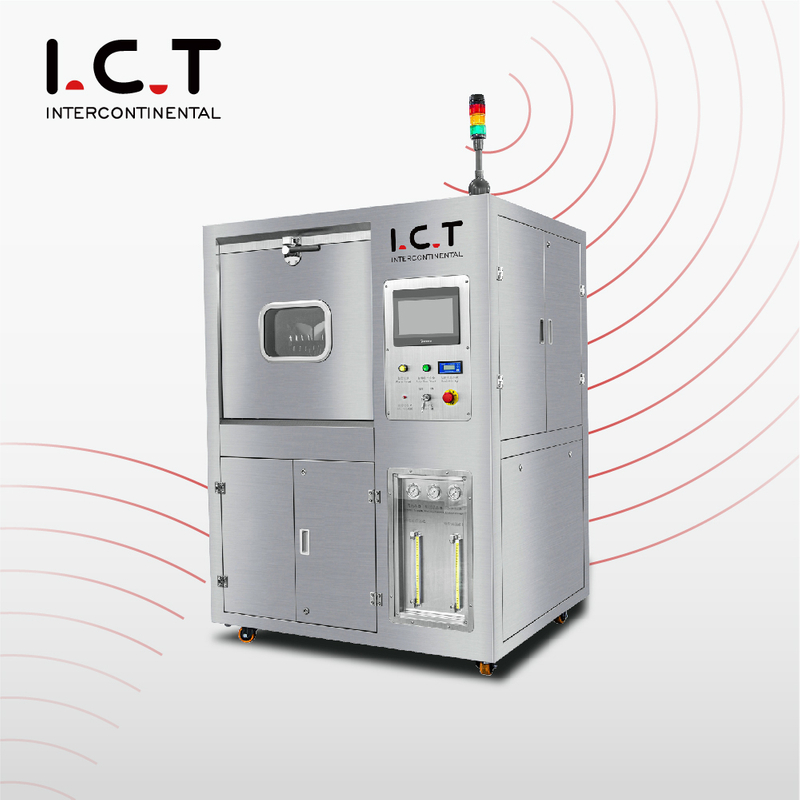 I.C.T PCBA Máquina de limpieza para PCB Limpiador por aspersión de agua para tableros