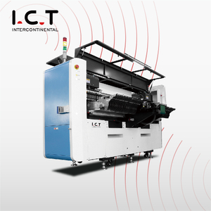 I.C.T |Máquina de recogida y colocación SMT con LED visual de alta velocidad completamente automática