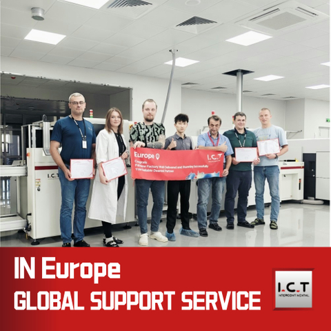 I.C.T | PCB Inversor de aleta 1m Transportador SMT SMT Smema