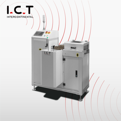 I.C.T |Transportador SMTizado PCB Loader en Taller de Semiconductores