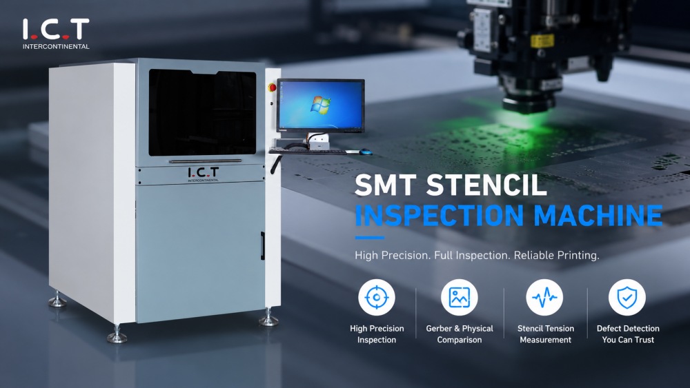 m&aacute;quina de inspecci&oacute;n de plantillas smt