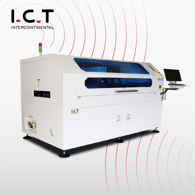 I.C.T-1200 丨1,2 metros SMD sténcil Máquina impresora de soldadura