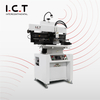 I.C.T |Escurridor doble de trabajo estable Impresora de plantillas SMT semiautomática