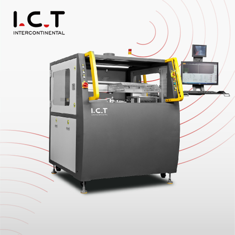 I.C.T |Máquina de soldadura por onda selectiva en línea THT Proceso I.C.T-SS350