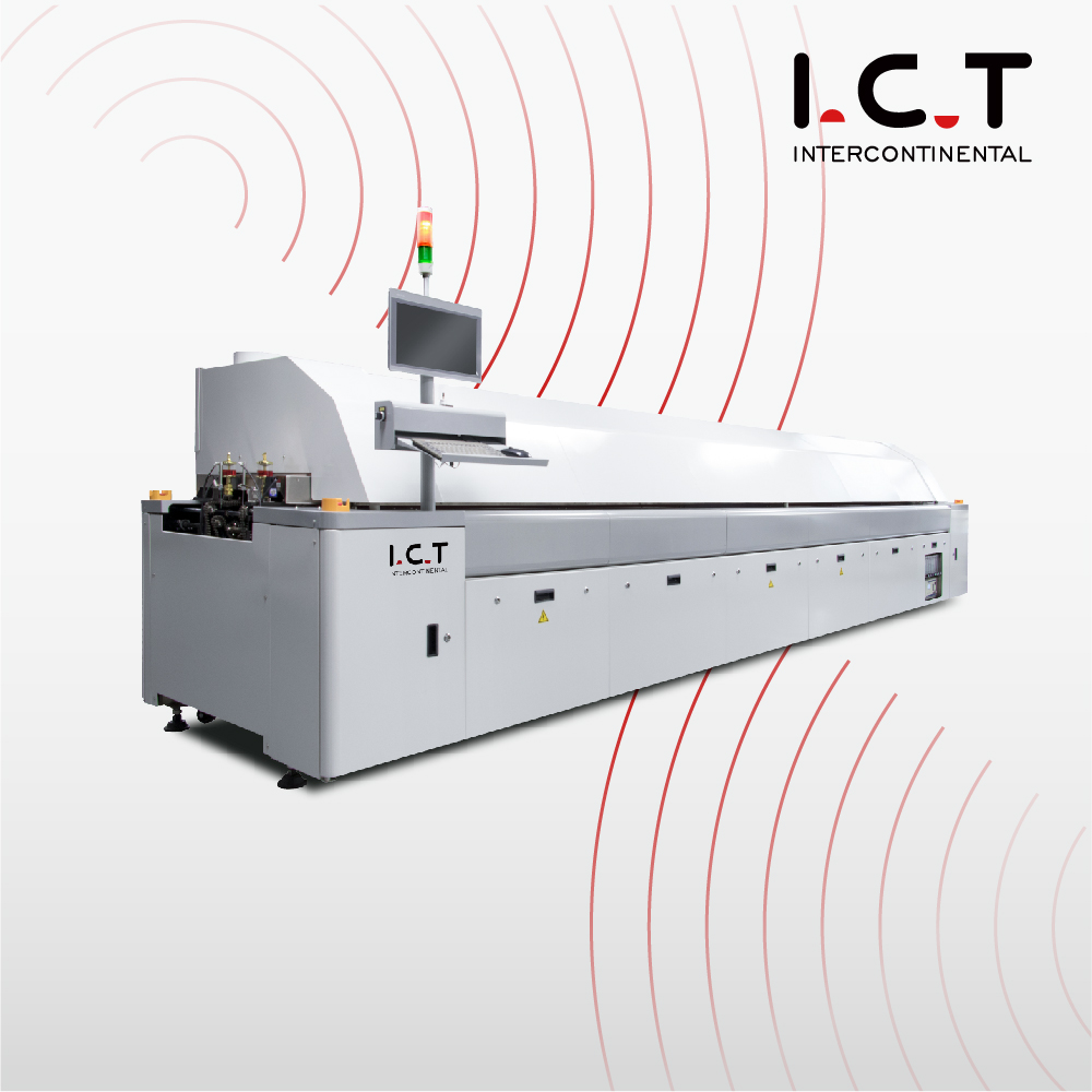 TIC |Máquina SMT de alta calidad, horno de reflujo de PCB IR y soldadura por ola