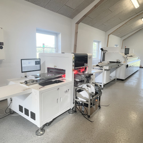 I.C.T | Línea de producción JUKI SMT SMD de alta velocidad