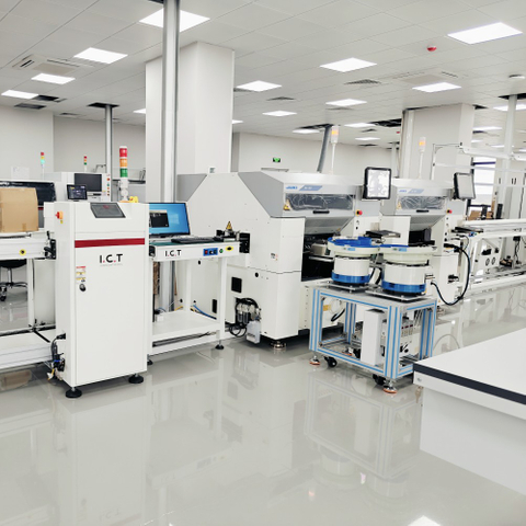 I.C.T | Máquina de colocación de componentes axiales THT Máquina de recogida y colocación