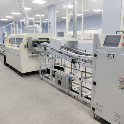 Máquina de soldadura por ola DIP mini semiautomática para retención PCB