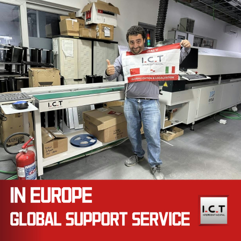 I.C.T | SMT Inspección PCB Transportador SMT y giro de elevación Transportador SMT Fabricantes