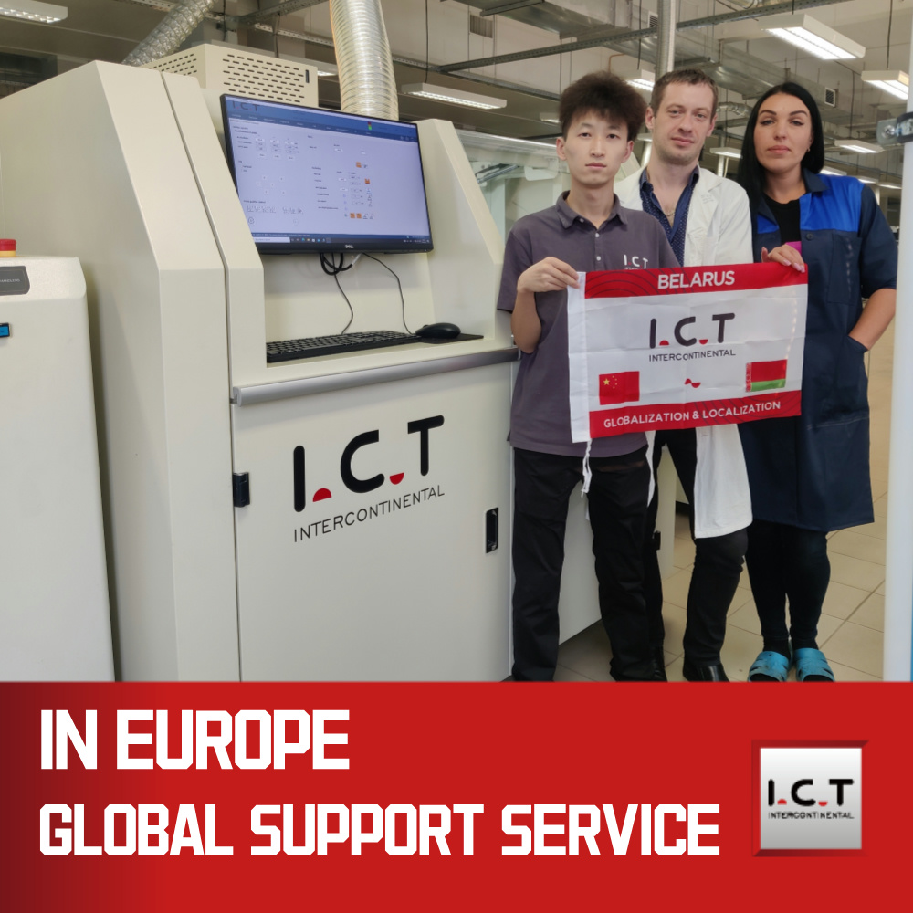 I.C.T | Selectivo de escritorio THT Máquina de soldadura por ola fuera de línea PCB