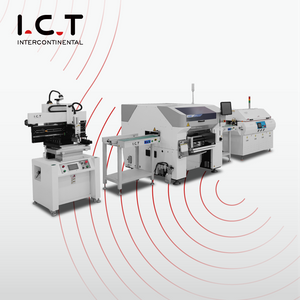 I.C.T |Línea de producción semiautomática SMT SMD