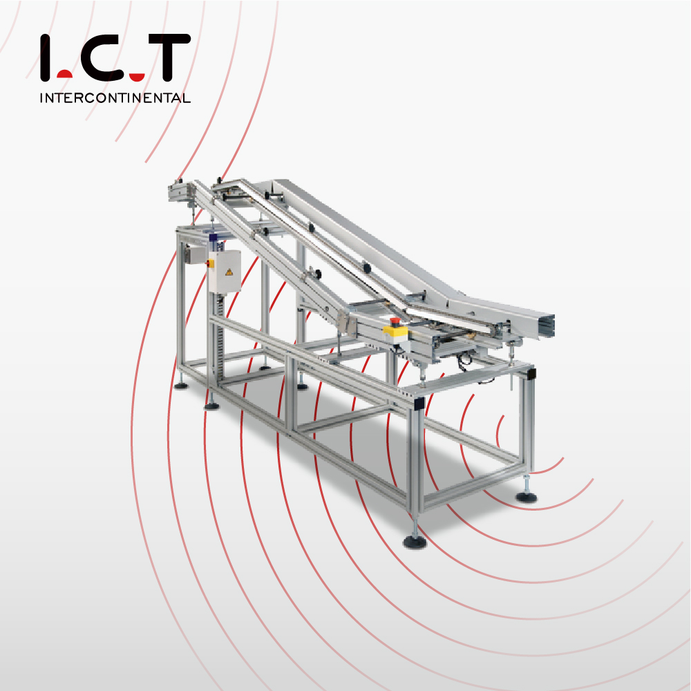 I.C.T | Salida de soldadura por ola Transportador SMT