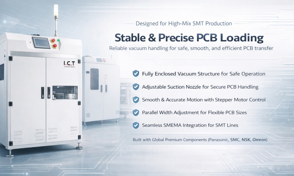 I.C.T PCB Succi&oacute;n de vac&iacute;o del cargador Loader