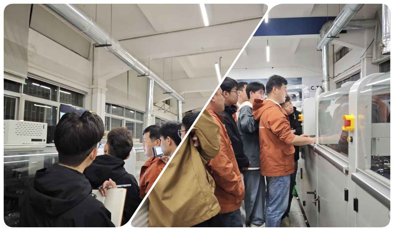 I.C.T Los ingenieros reciben capacitaci&oacute;n en soldadura por ola selectiva