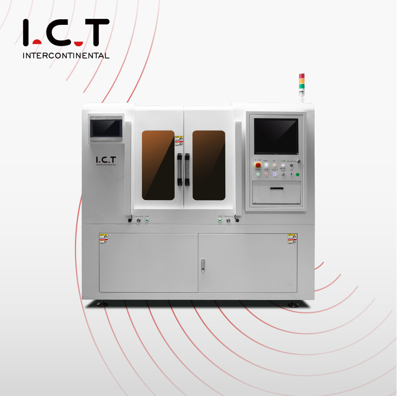 I.C.T |Sistema automático de singularización de sustrato PCB Máquina de corte por láser