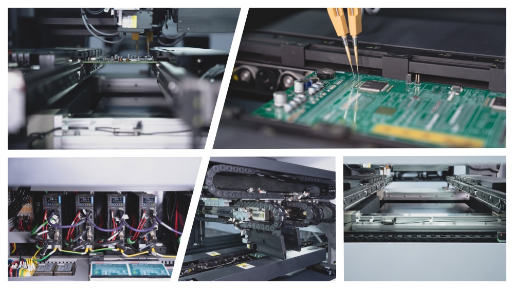 Features of Flying Probe Tester Características del probador de sonda voladora