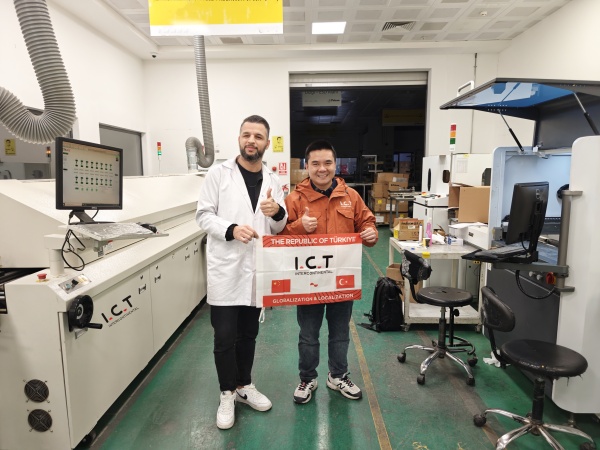 I.C.T Máquina de horno de reflujo