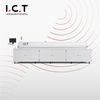 I.C.T |Máquina IR SMT de alta calidad PCB Horno de reflujo y soldadura por ola