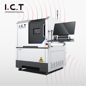 I.C.T Máquina automática de inspección por rayos X de PCB de línea Smt