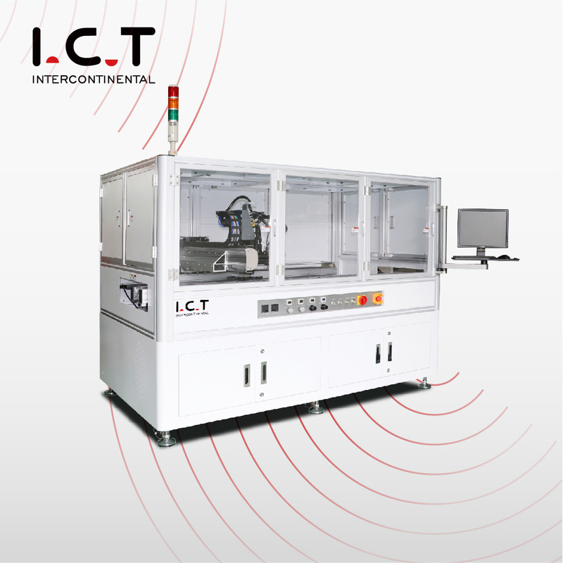 Línea de máquinas de recubrimiento selectivo conformado de alta precisión PCB con máxima calidad