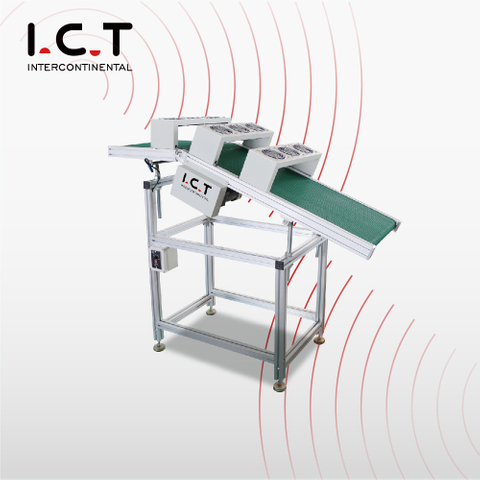 I.C.T | Descargador de soldadura por ola con riel