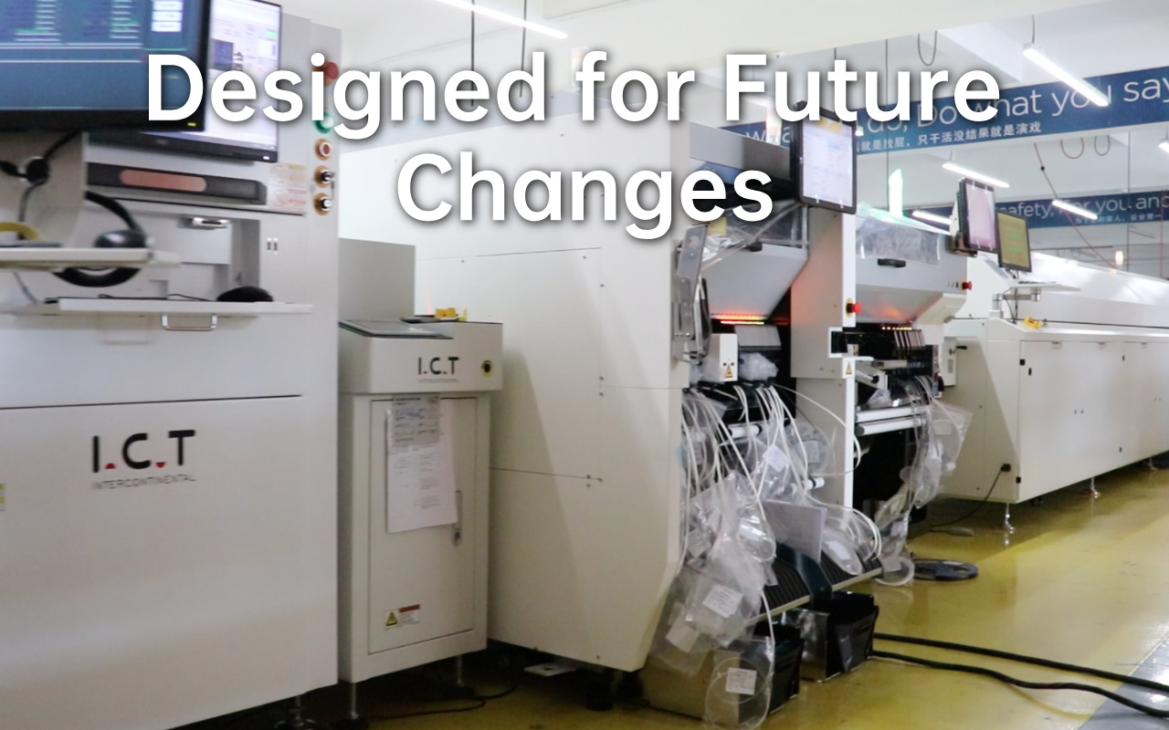 7. Dise&ntilde;o de la l&iacute;nea SMT para una flexibilidad futura