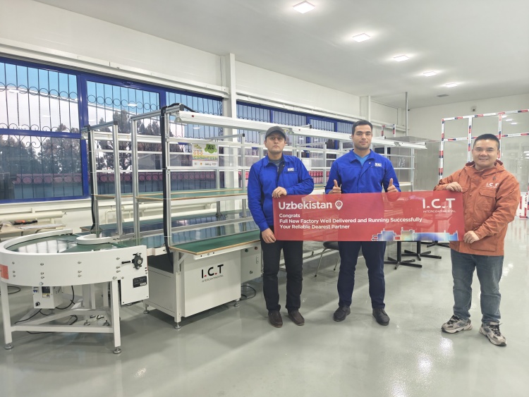 I.C.T M&aacute;quina curvadora de cintas en Uzbekist&aacute;n