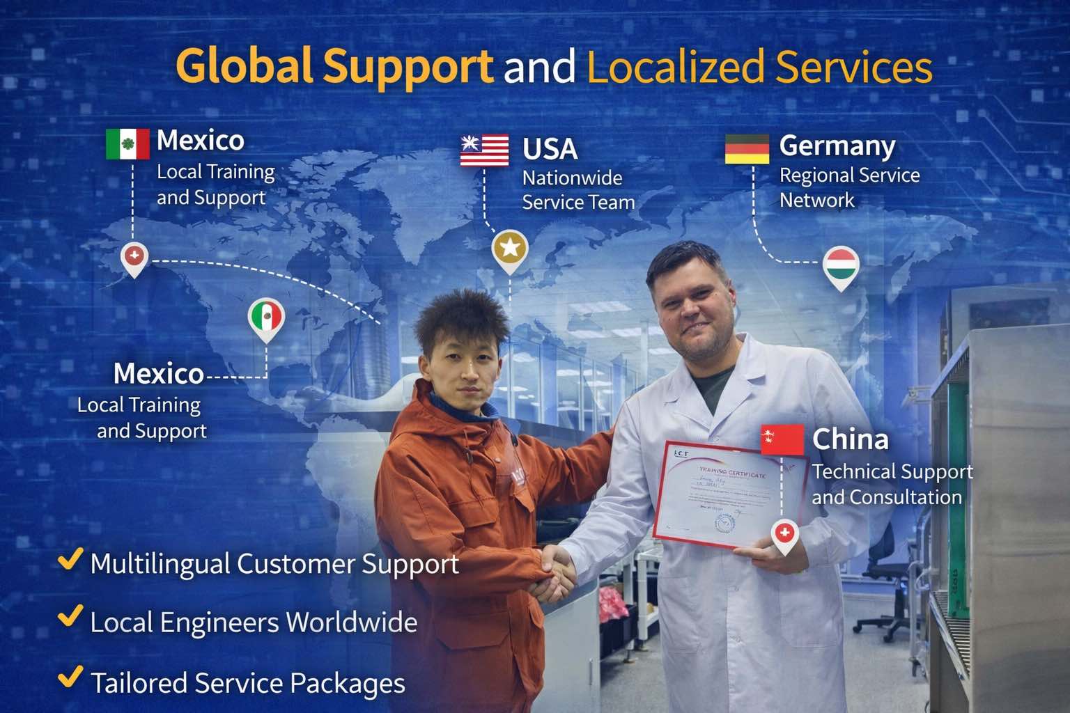9. Soporte global y servicios localizados
