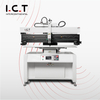 I.C.T |Pantalla de vacío semiautomática Impresora de pasta de soldadura para aplicar soldadura