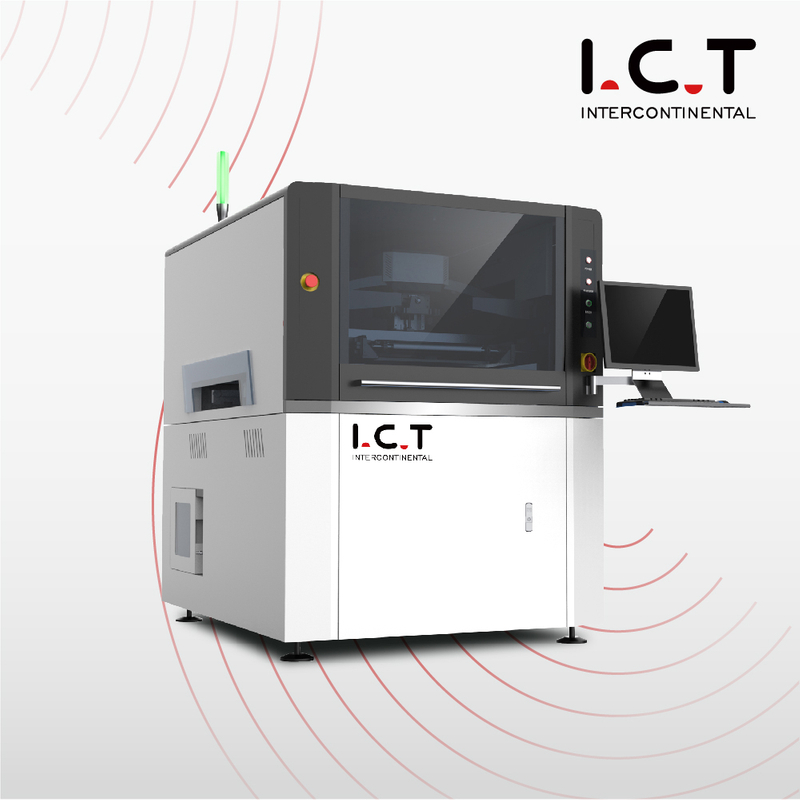 I.C.T |SMT PCB sténcil Máquina de serigrafía para SMT