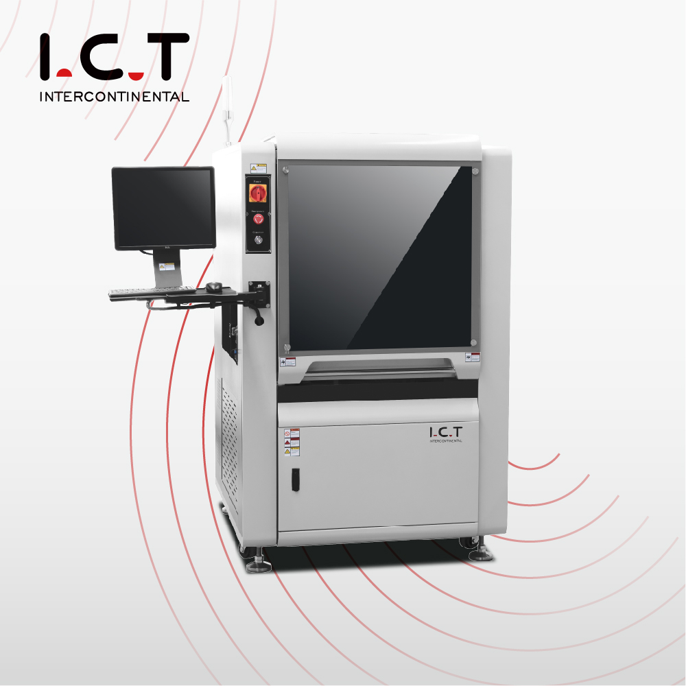 I.C.T |SMT Máquina de recubrimiento conformado digital doble PCB Línea de producción