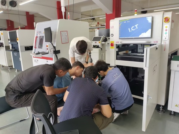 AOI entrenamiento y aceptación en I.C.T