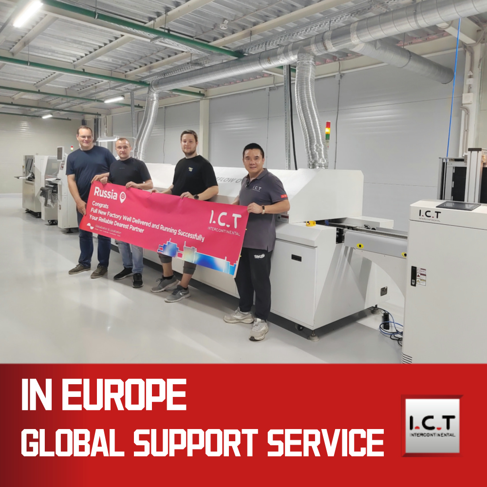 I.C.T | ETA SMT LED Máquina de horno de reflujo con perfilador térmico de vacío especial