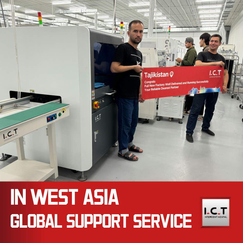 I.C.T | Dispensador SMT SMT PCB Máquina de recubrimiento conformado